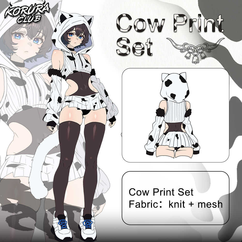 Pre-Sale Cosplay Cow Print Set KO154