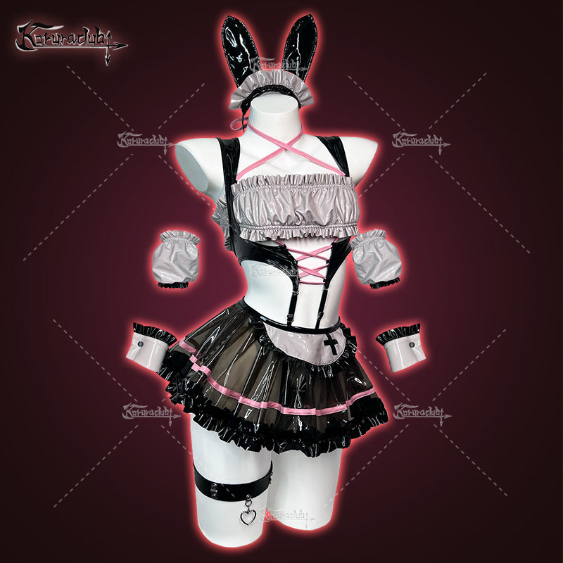 Only $39.99 – Limited to 30 Sets Cosplay Bunny Maid Lingerie(6-Piece Set) KO87