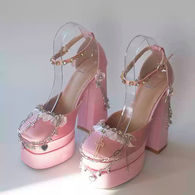 Harajuku y2k style high heels PA20011