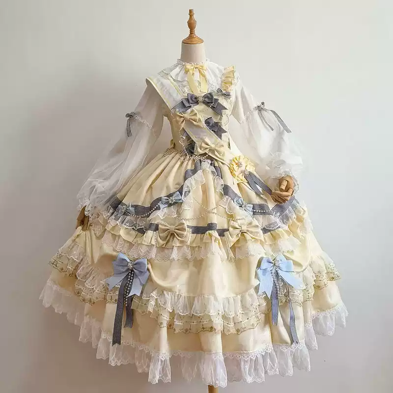 Bow Lace Girls Dress PA20283