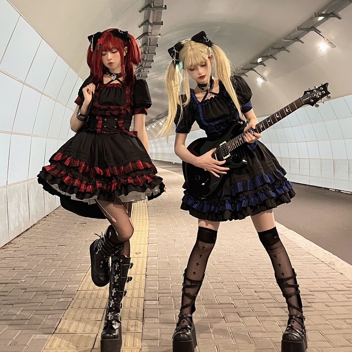 Punk rock lolita suit lolita PA20302