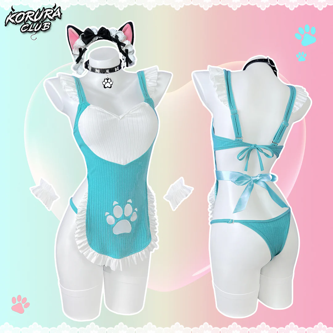 KORURACLUB Neko Maid Cosplay Costume KO104