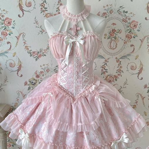 lolita halterneck dress PL53157