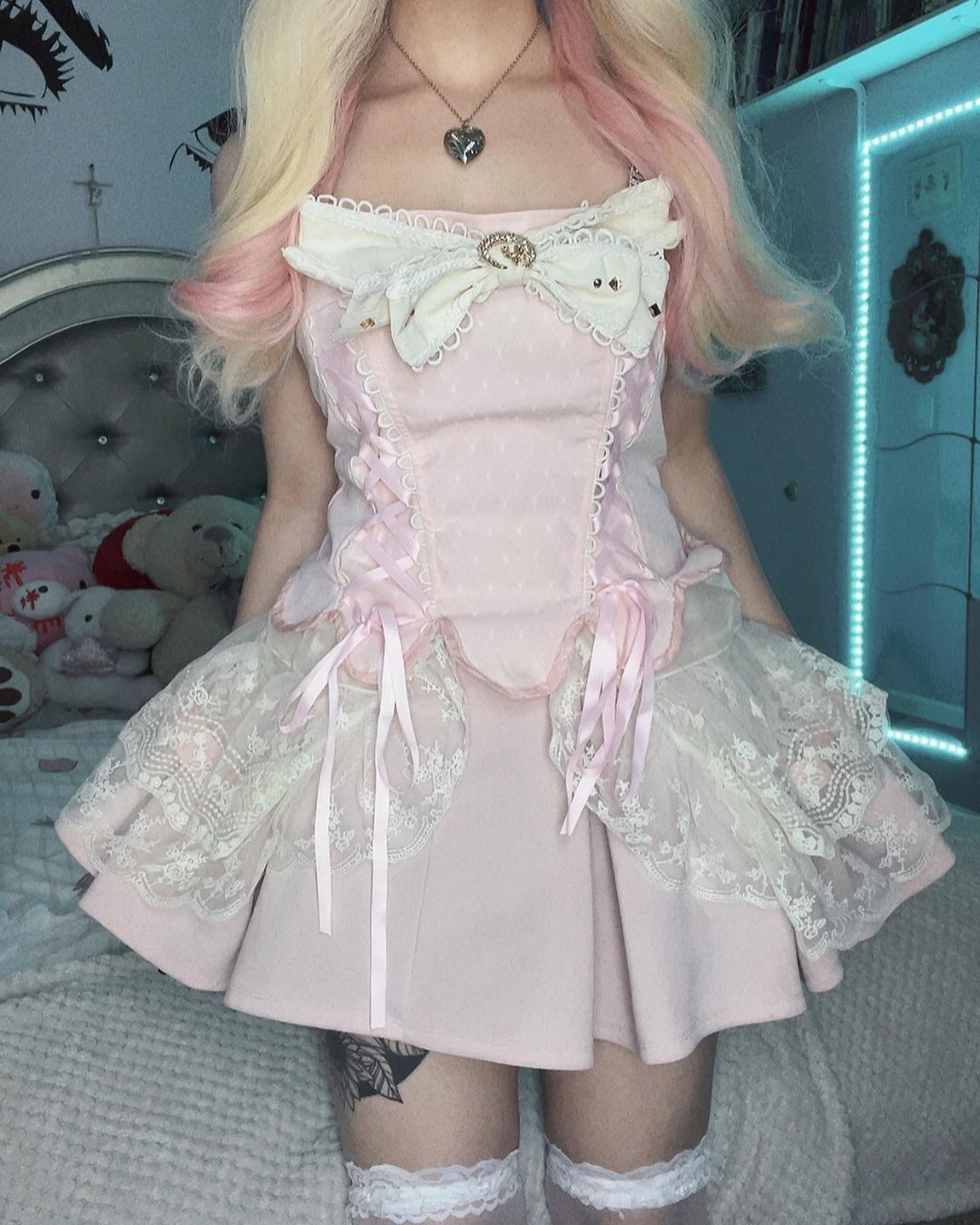 Vintage Pink Top Set PL52550