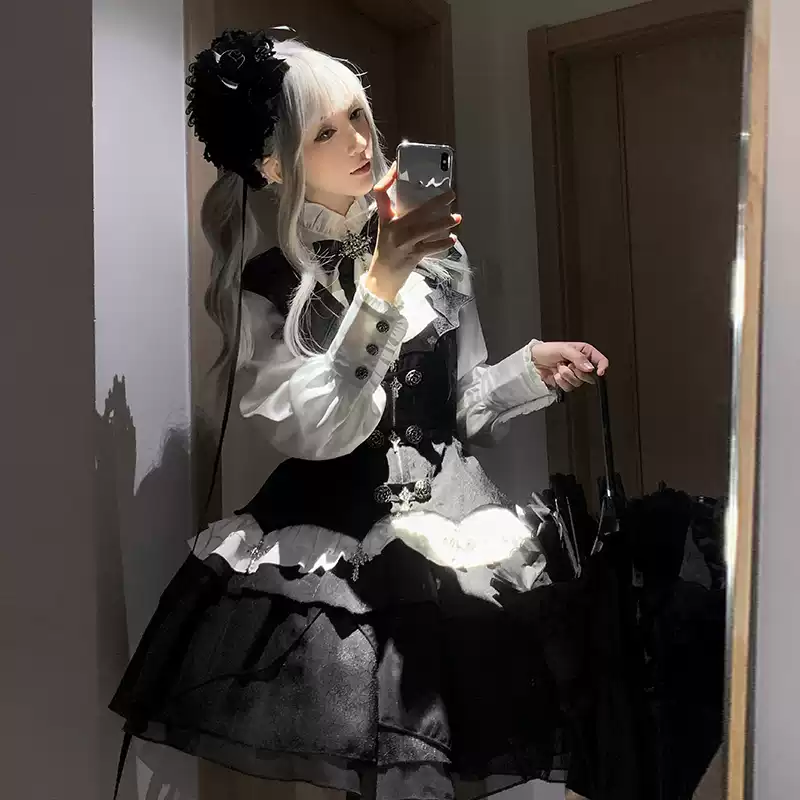 Dark Gothic Lolita Dress Set PA20300