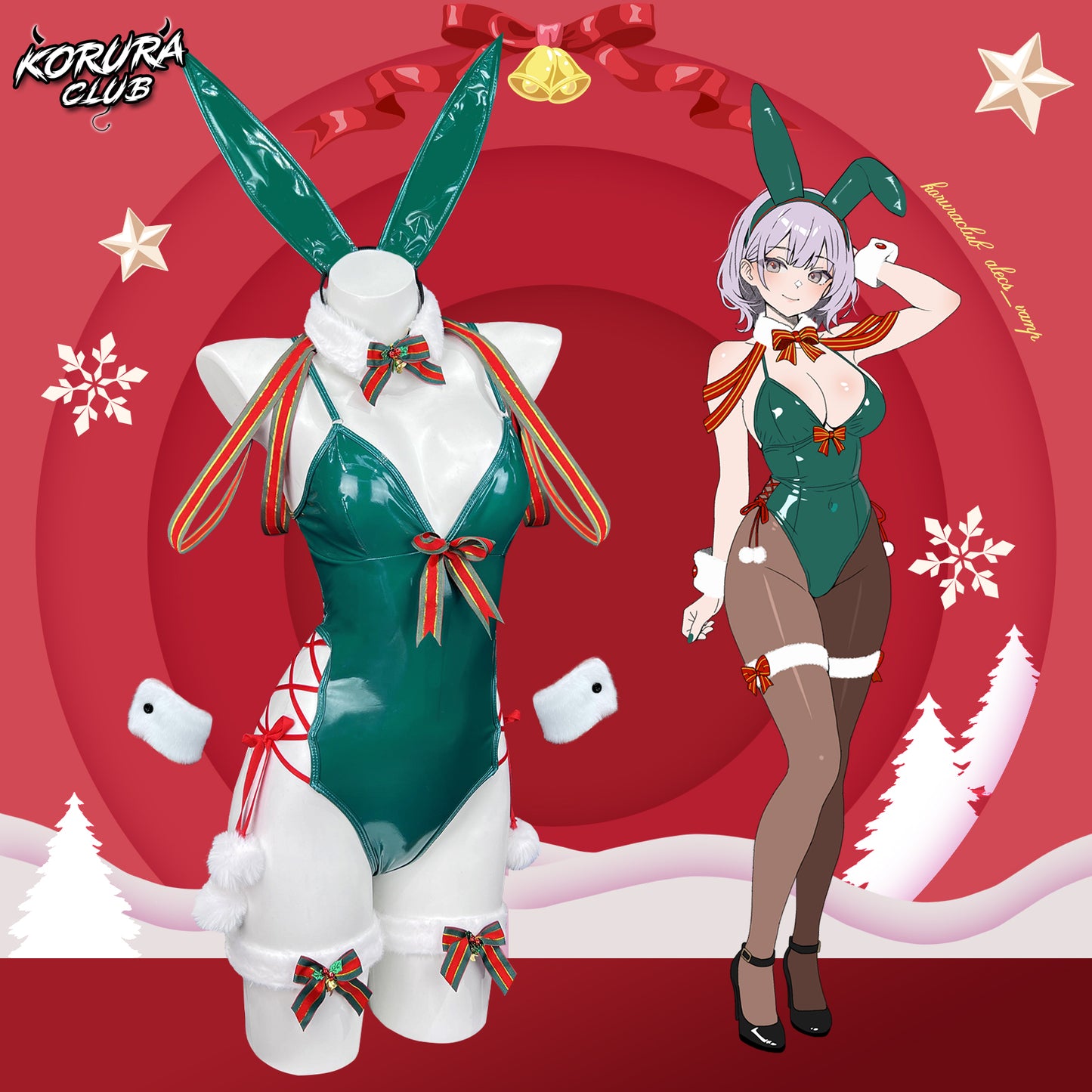 Christmas Bunny Costume KO117