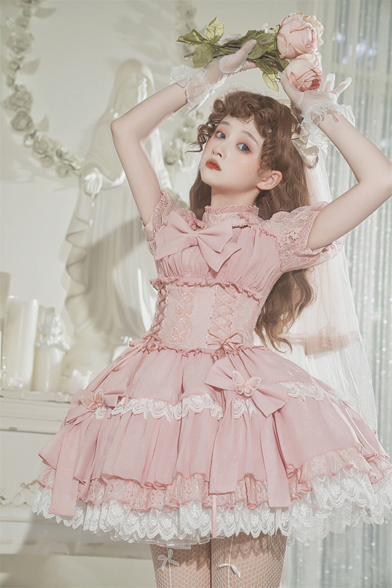 Lolita pink dress PL52733