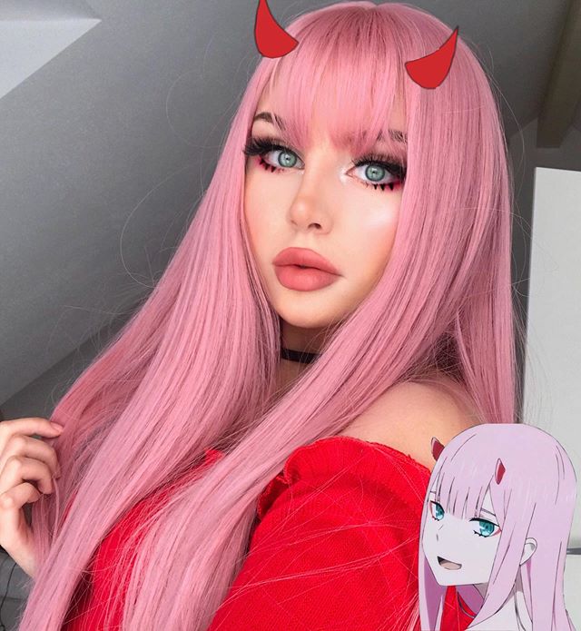 Lolita pale pink wig PL20666