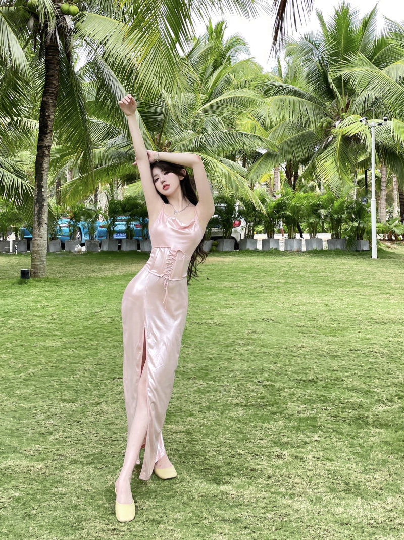 pink slip dress PL52669