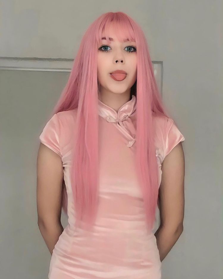 Lolita pale pink wig PL20666
