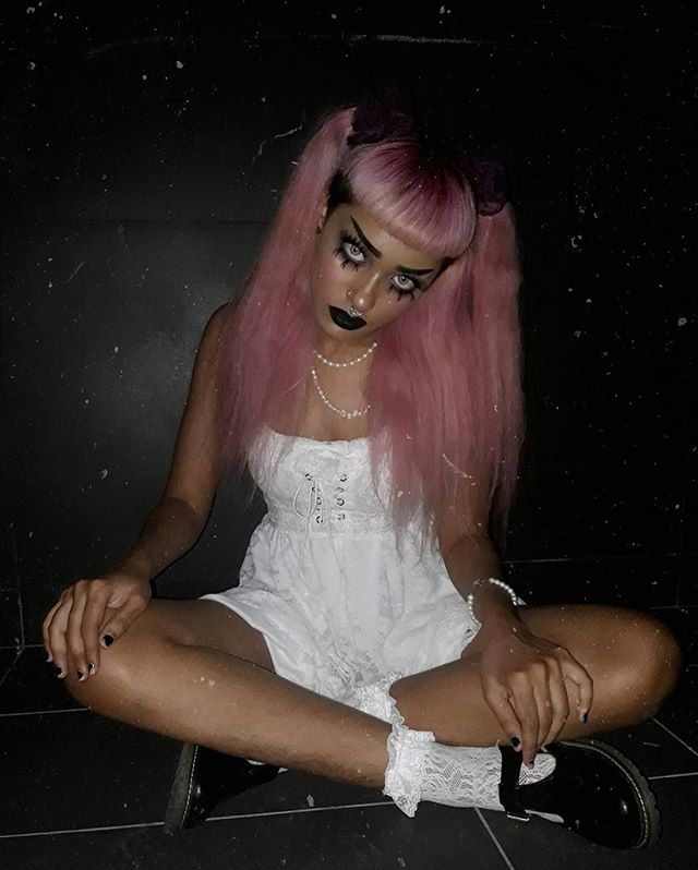 Sexy white lace harness dress PL10063