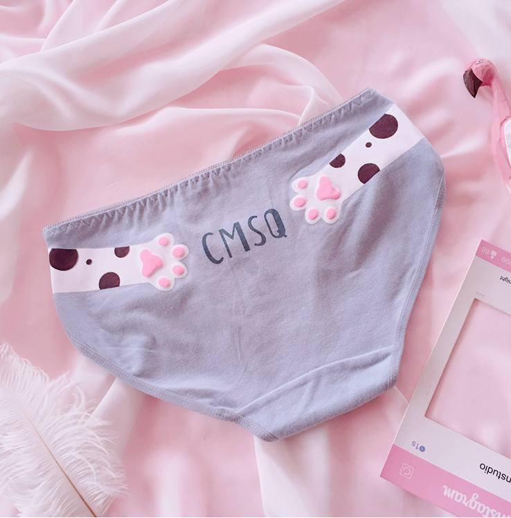 Lolita cat paw print panties PL20318