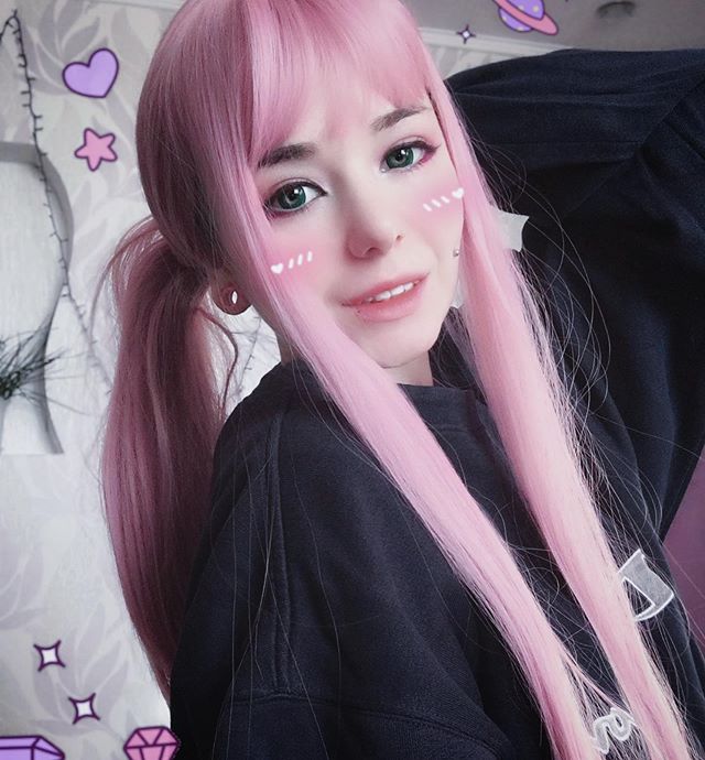 Lolita pale pink wig PL20666