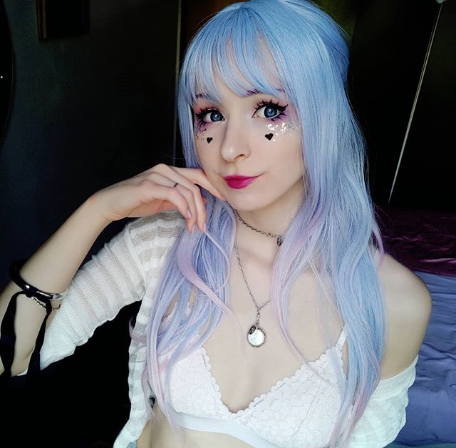 "unicorn" gradient wig PL20952
