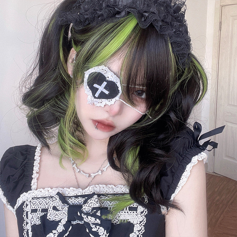 Harajuku gradient long curly wig PL52415