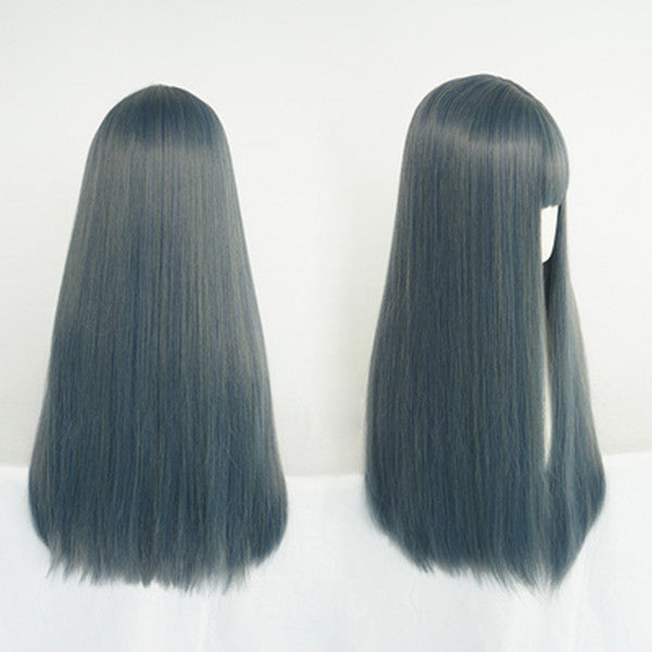 Gray-blue wig PL21055