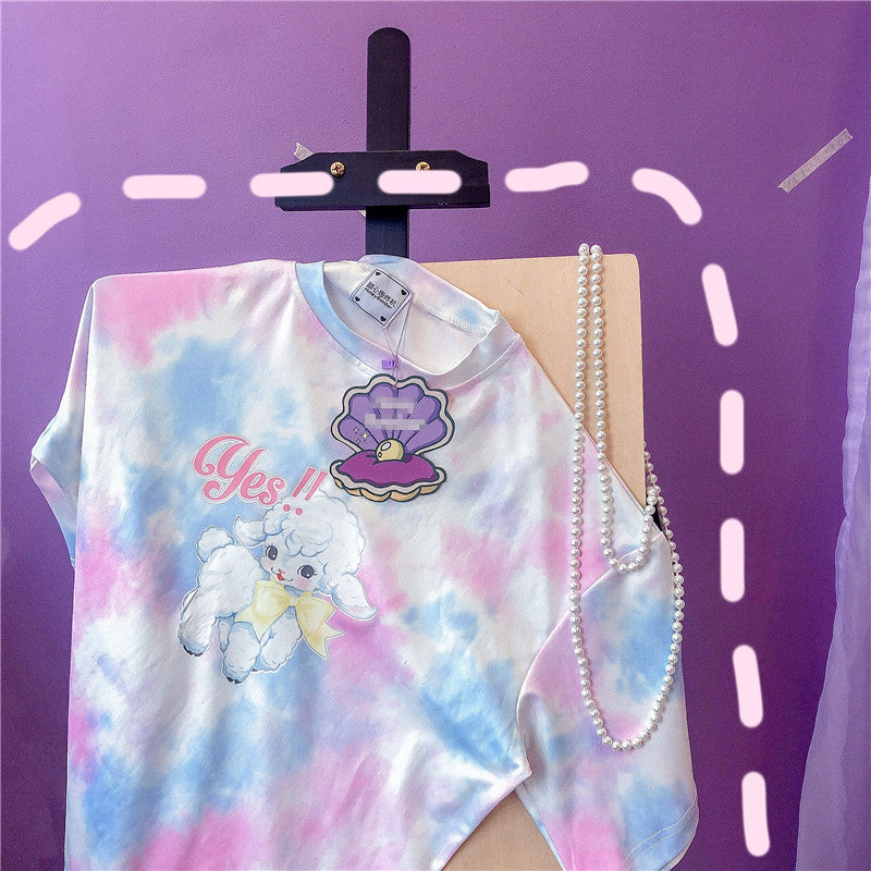 Kim Hyun A gradient t-shirt PL20456
