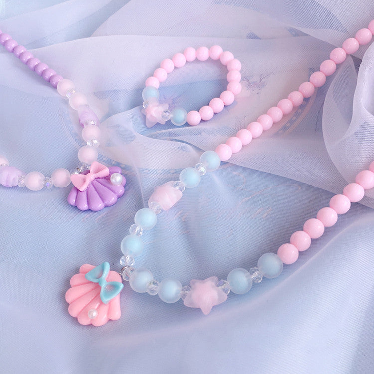 Lolita Shell Necklace + Bracelet Set PL52565