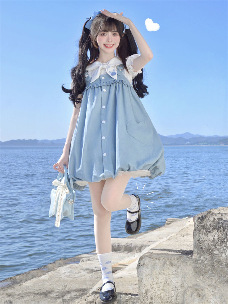 Cute shirt + skirt two-piece set PL52606