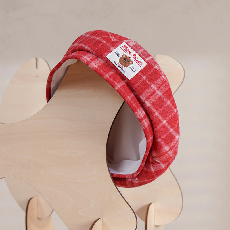 Red Check Beret PL51230