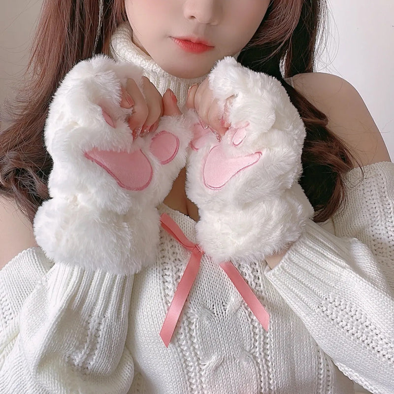 cute cat paw gloves PL52612
