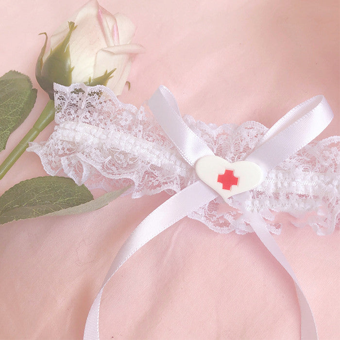Cute bow nurse leg ring PL50783