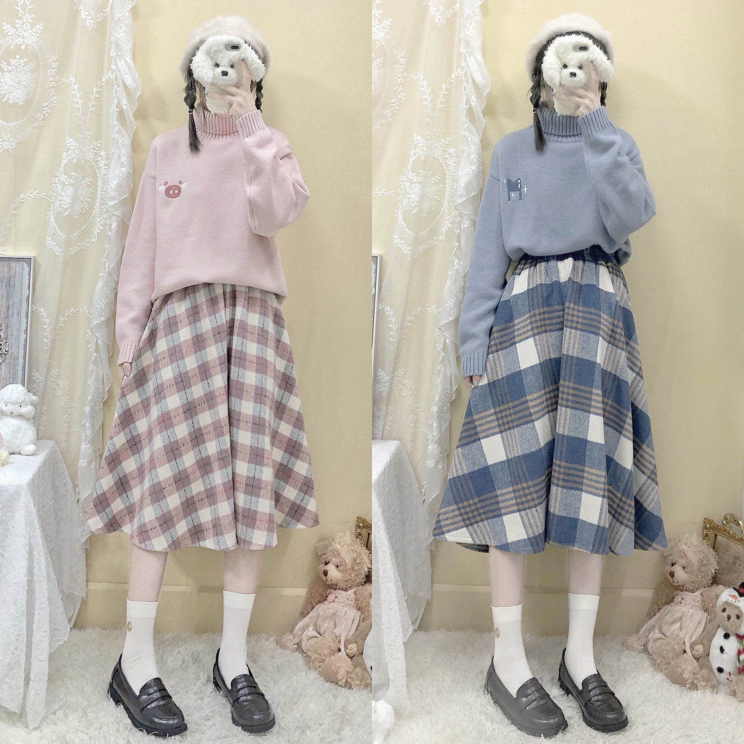 Wild turtleneck sweater PL50835