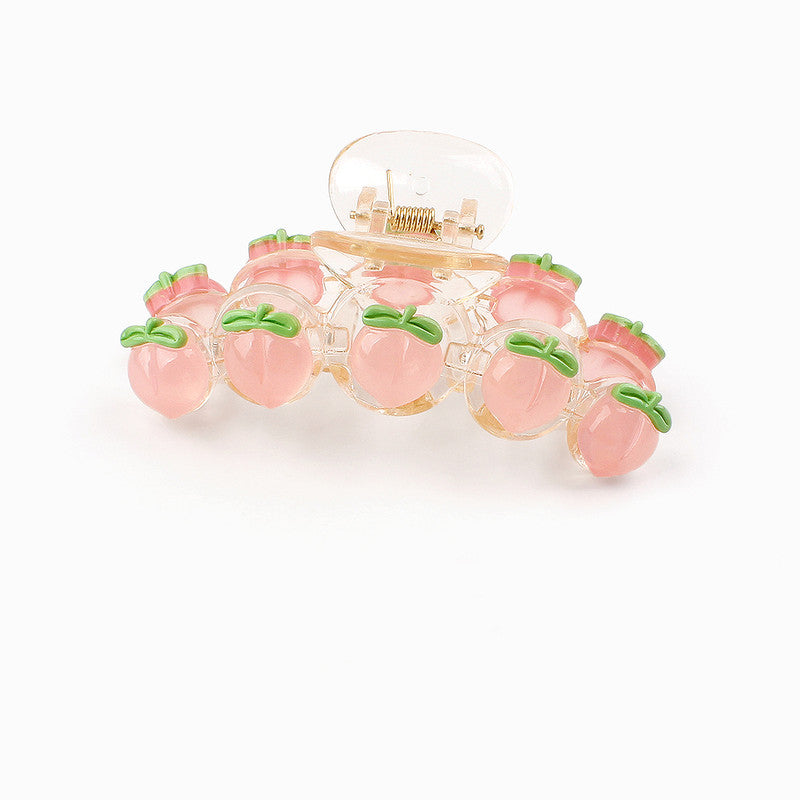 cute peach hairpin PL52299