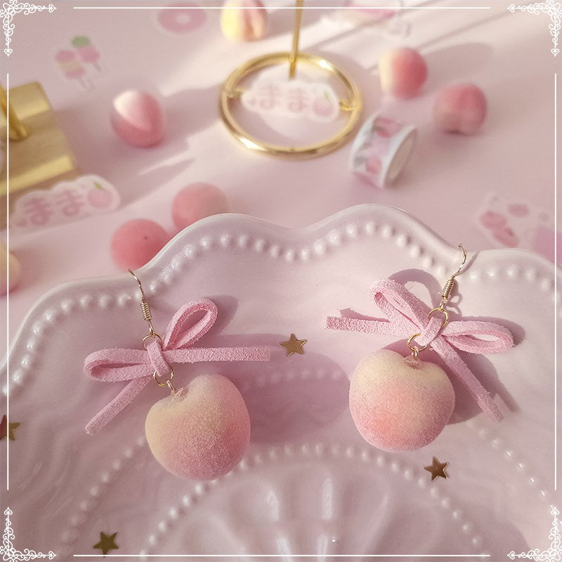 Lovely peach earrings PL50889