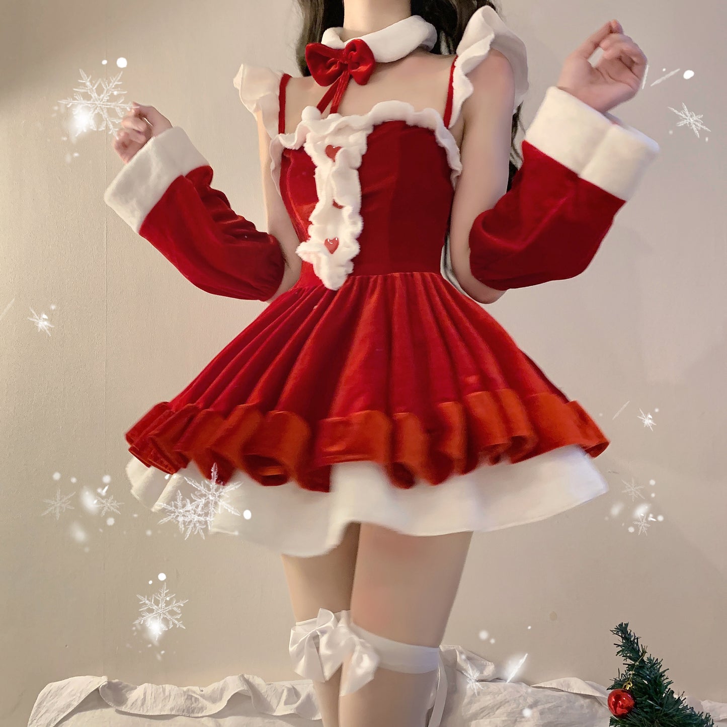 CHRISTMAS DRESS SET (6 PIECE SET) PL52655