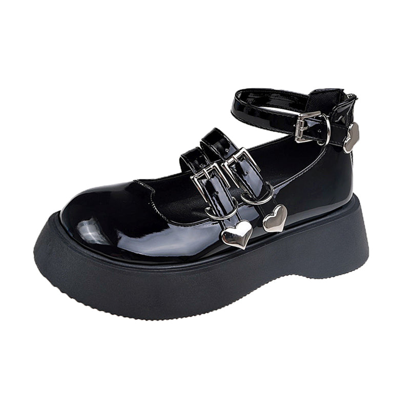 DARK MARY JANE SHOES PL52315