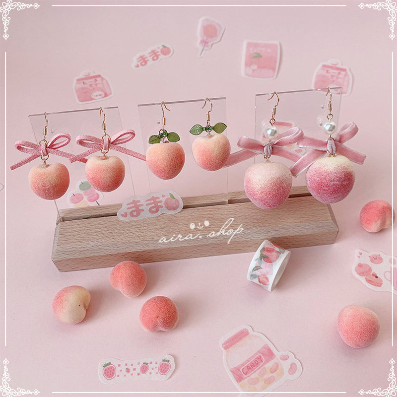 Lovely peach earrings PL50889