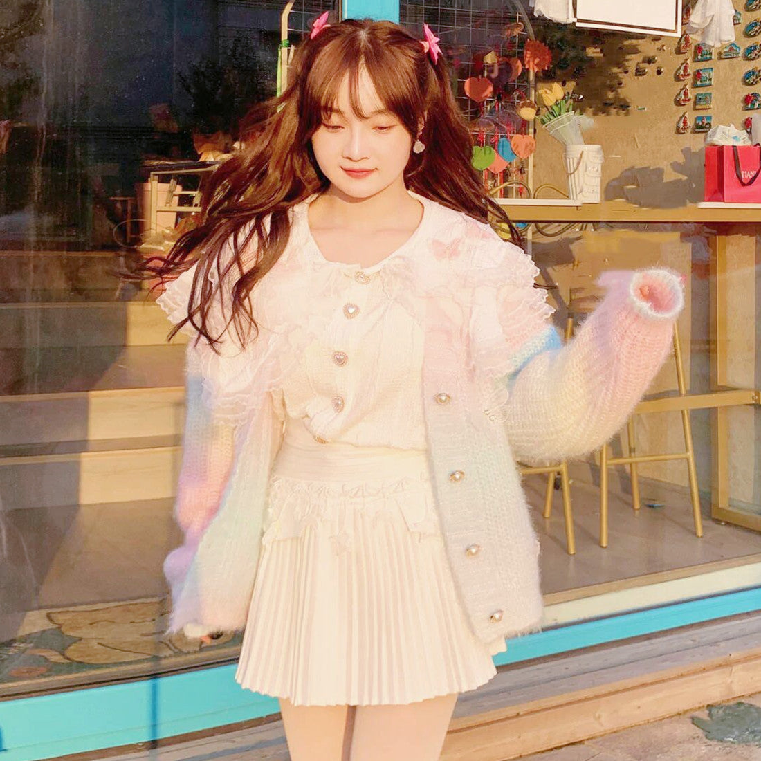 Rainbow Cardigan Sweater PL52791