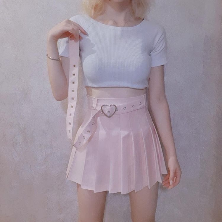 Lolita love buckle skirt PL20160