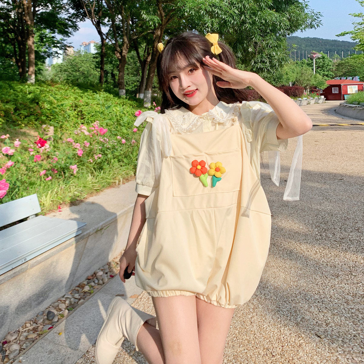 Beige Slim Jumpsuit PL52497