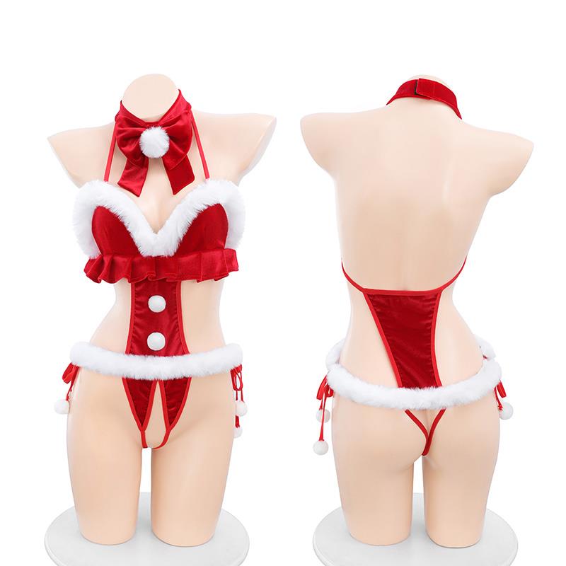 Christmas bow jumpsuit PA889