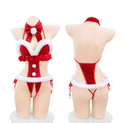 Christmas bow jumpsuit PA889