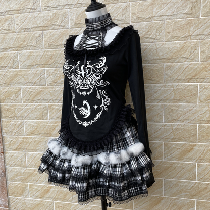 Abi Gothic Retro Top PA20339