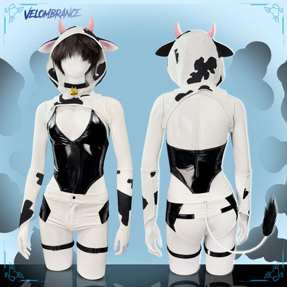 Cow Bodysuit (8-Piece Set）AS42