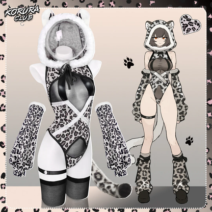 Pre-sale Snow Leopard Cosplay Bodysuit KO149