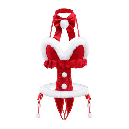 Christmas bow jumpsuit PA889