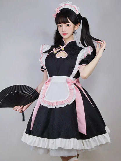 LOLITA BUCKLE CHEONGSAM DRESS PL53284