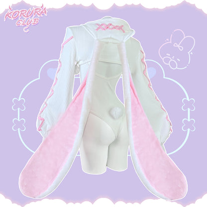 Cosplay Heart-Lock Floppy Bunny Jumpsuit KO103