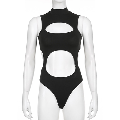 Functional dark-style jumpsuit PA20333