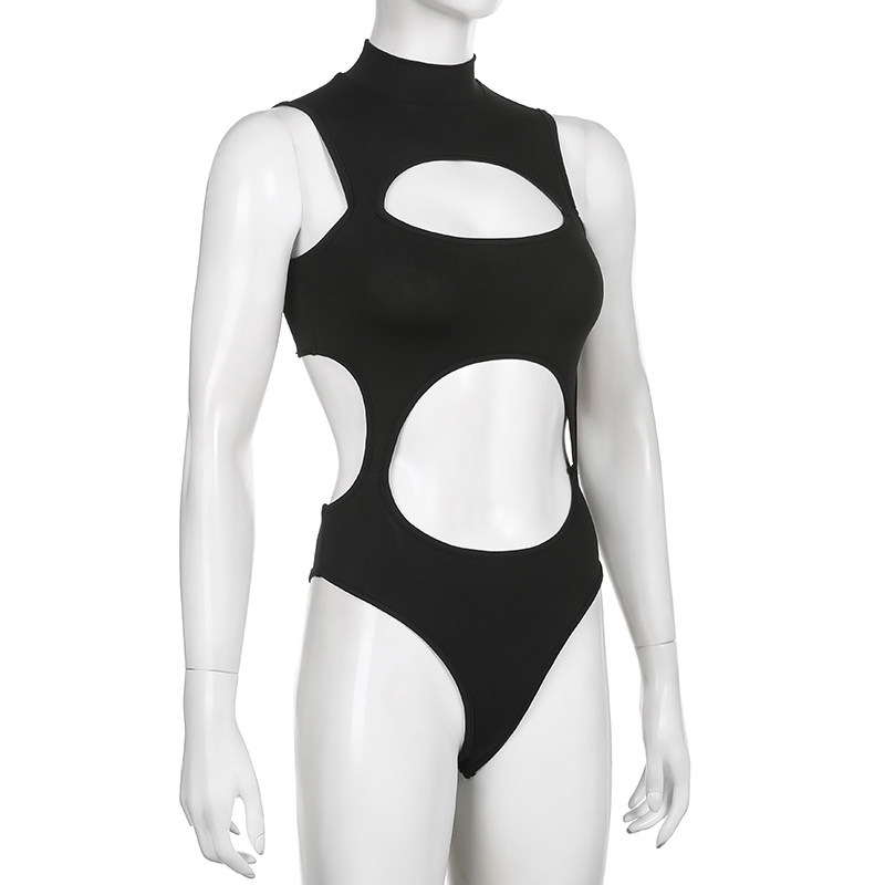 Functional dark-style jumpsuit PA20333