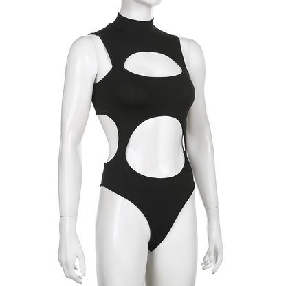 Functional dark-style jumpsuit PA20333