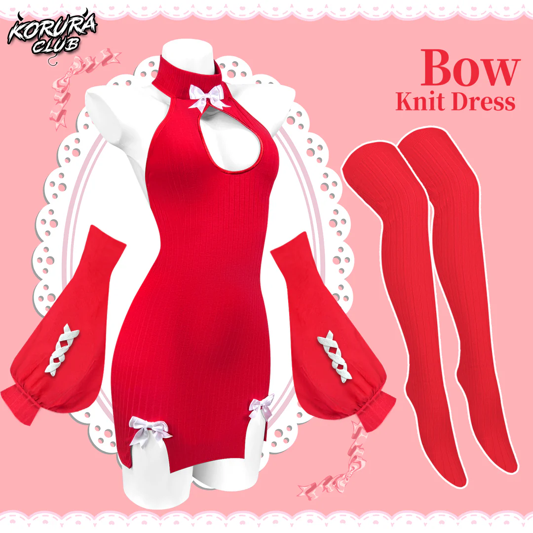 Christmas Bow sweater KO130 （3-Piece Set）