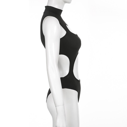 Functional dark-style jumpsuit PA20333