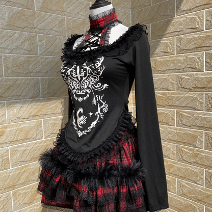 Abi Gothic Retro Top PA20339