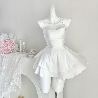 Ice silk suspender nightdress PA20022